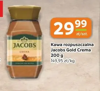 Kawa rozpuszczalna Jacobs Gold Crema promocja w Gama