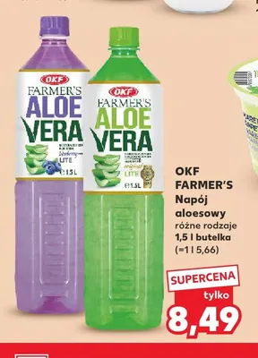 Napój aloesowy original lite OKF Farmer's promocja w Kaufland
