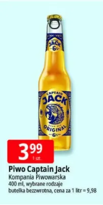 Piwo Captain Jack promocja w Leclerc