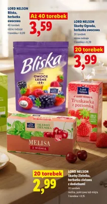 Herbatka skarby zielnika, ziołowa z dodatkami promocja w Lidl