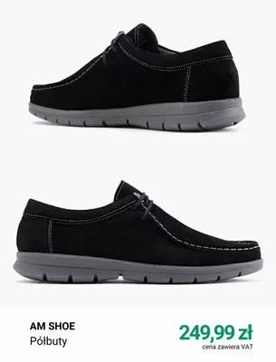 Półbuty męskie AM SHOE promocja w Deichmann
