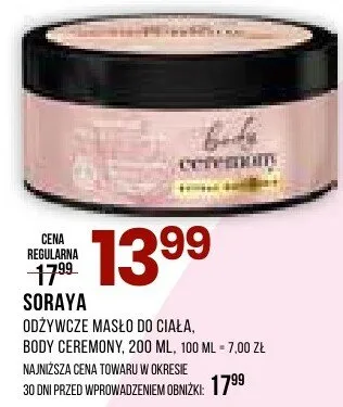 Odżywcze masło do ciała promocja w Drogerie Natura