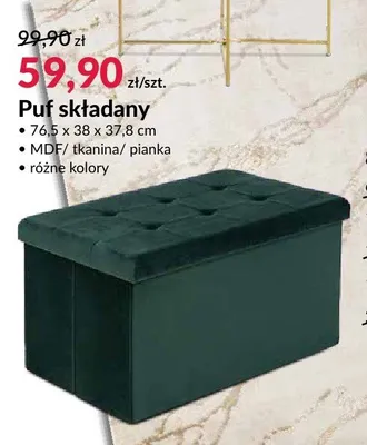 Puf składany promocja w Salony Agata