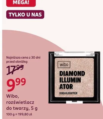 Rozświetlacz do twarzy Wibo, 5 g promocja w Rossmann