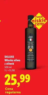 Włoska oliwa z oliwek Deluxe promocja w Lidl