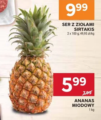 Ananas miodowy promocja w Stokrotka