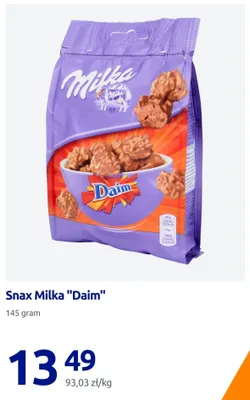 Snax Milka Daim promocja w Action