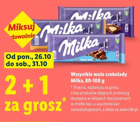 Czekolada Milka promocja w Lidl