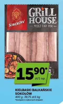 Kiełbaski bałkańskie Sokołów Grill House promocja w Euro Sklep
