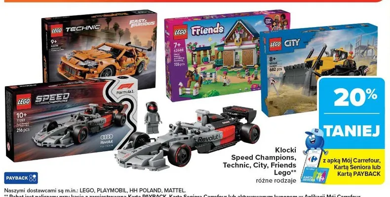 Klocki Lego City promocja w Carrefour