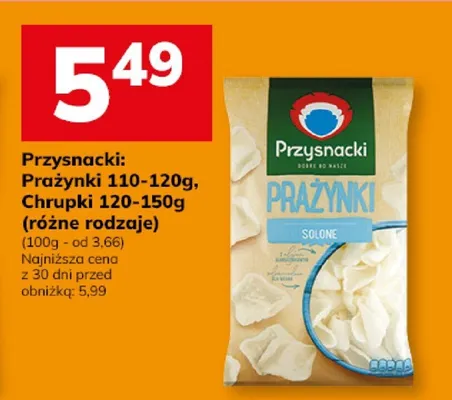 Przysnacki pradzynki 110-120g, pralinki 50g (różne rodzaje) promocja w Hitpol