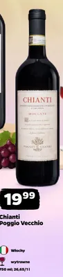 Wino wytrawne Chianti poggio vecchio promocja w Netto