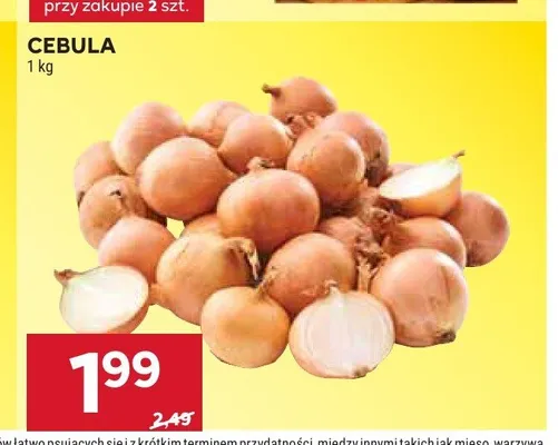 Cebula promocja w Stokrotka