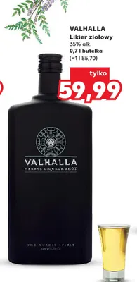 Likier ziołowy Valhalla promocja w Kaufland