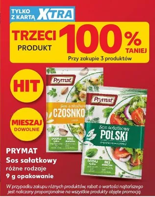 Sos sałatkowy różne rodzaje promocja w Kaufland