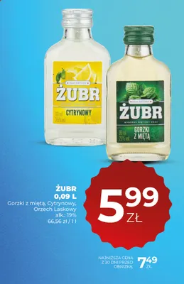 Żubr cytrynowy promocja w Duży Ben