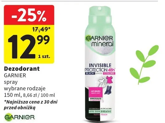 Dezodorant spray promocja w Intermarche