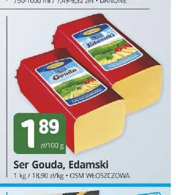 Ser Gouda w bloku promocja w Marketvita