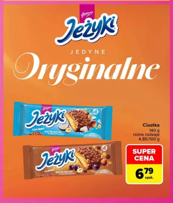 Ciastka Jeżyki Goplana promocja w Carrefour
