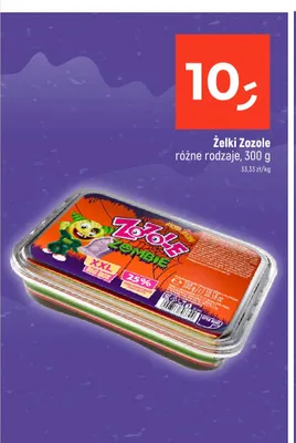 Żelki Zozole promocja w Dealz