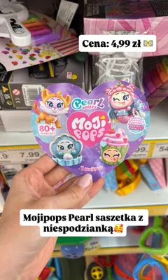 Saszetka z niespodzianką Moji Pops Pearl promocja w Dino