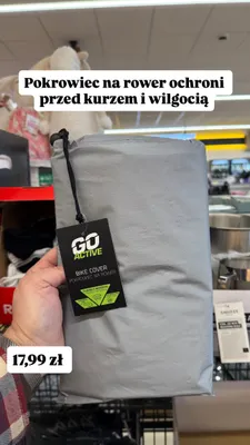 Pokrowiec ochronny na rower promocja w Biedronka
