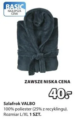 Szlafrok VALBO promocja w Jysk