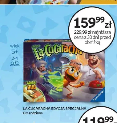 Gra rodzinna Ravensburger La Cucaracha Edycja Specjalna promocja w Empik