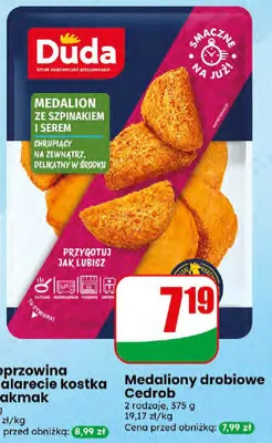Medaliony drobiowe promocja w Dino