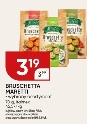 Bruschetta Maretti promocja w Chata Polska