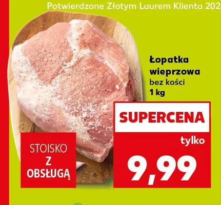 Łopatka wieprzowa bez kości promocja w Kaufland