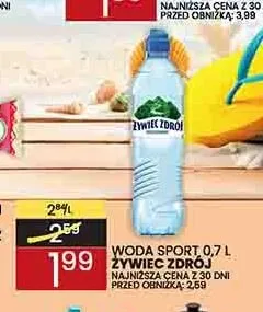 Woda Sport Żywiec Zdrój promocja w Wafelek