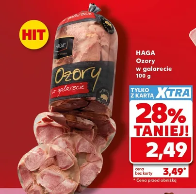 Ozory w galarecie Haga promocja w Kaufland