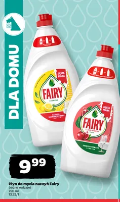 Płyn do mycia naczyń Fairy Granat promocja w Netto