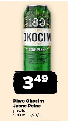 Piwo Okocim Jasne Pełne promocja w Netto