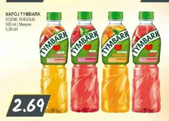 Napój Tymbark jabłko malina promocja w Słoneczko