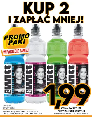 Izotonik Dr Witt Multifruit promocja w Kupiec