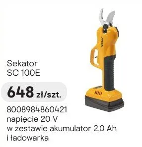 Sekator SC 100E promocja w Castorama