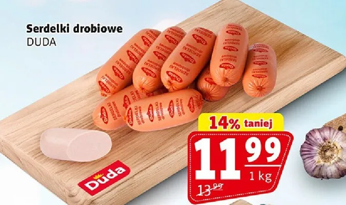 Serdelki drobiowe Duda promocja w Prim Market