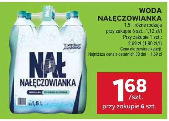 Woda Nałęczowianka promocja w Stokrotka