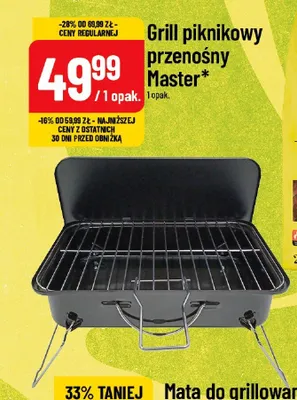 Grill piknikowy przenośny Master promocja w POLOmarket