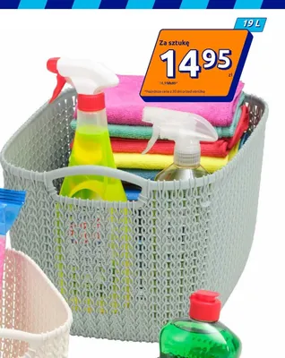 Kosz do przechowywania Curver Knit 19 l promocja w Action