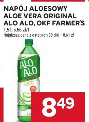 Napój aloesowy Aloe Vera Original Alo Alo OKF Farmer's promocja w Stokrotka
