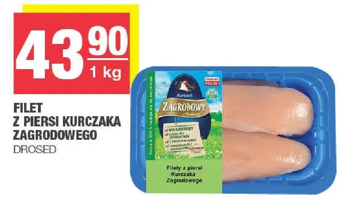 Filet z piersi kurczaka zagrodowego promocja w SPAR
