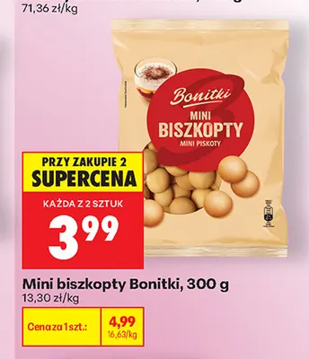Mini biszkopty Bonitki promocja w Biedronka