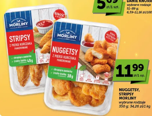 Stripsy z piersi kurczaka panierowane Morliny promocja w Euro Sklep