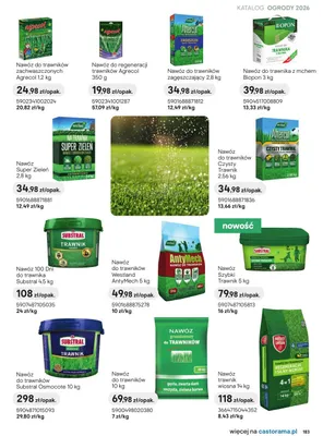 Nawóz do trawników promocja w Castorama