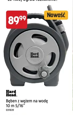 Bęben z wężem na wodę Hard Head 10 m 5/16" promocja w Jula