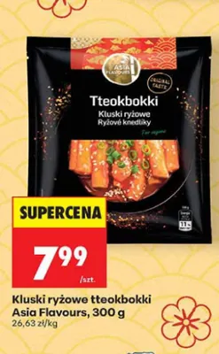 Kluski ryżowe tteokbokki Asia Flavours promocja w Biedronka