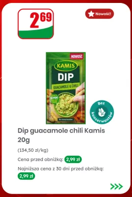 Dip guacamole chili Kamis promocja w Dino